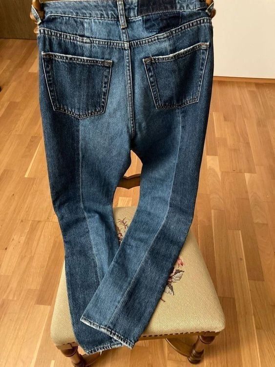 Sandro Jeans: Neue Jeans Sandro Patchwork (36 FR / 34 CH)‪ – Nuovo e nell'imballaggio originale da Luzern venduto da AM2nd 3