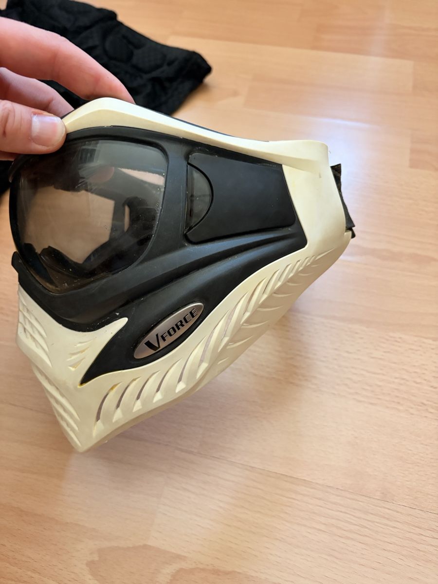 Protezione per viso e udito: V-Force Paintball Maske (Weiss) – Usato da Zürich venduto da pre_vy7t 1
