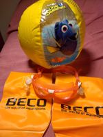 Kinder Schwimmbrille + Schwimmflügel + Gummiball