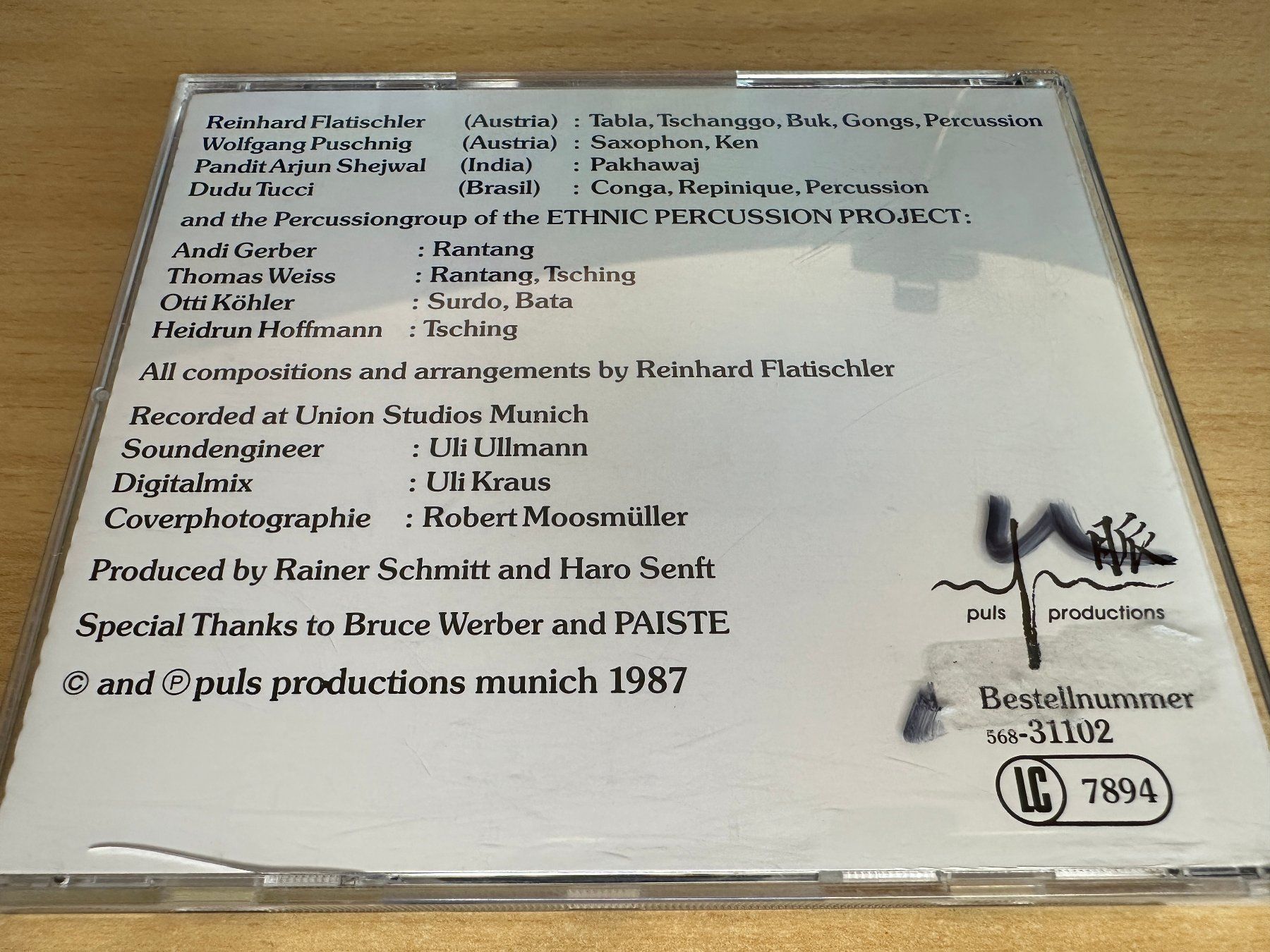 CD: Reinhard Flatischler – Schinoré – Usato da Rikon im Tösstal venduto da Alpenmutz 1