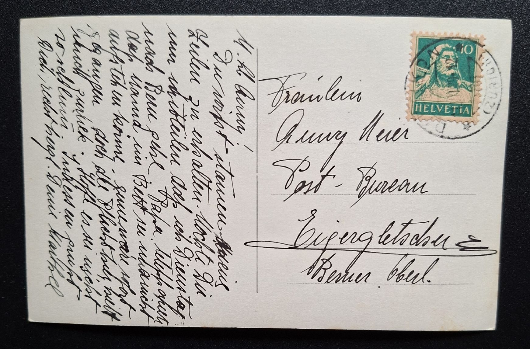 Ansichtskarten: Ansichtskarte Dietikon 1912 – Gebraucht aus Siebnen von Leissav 1