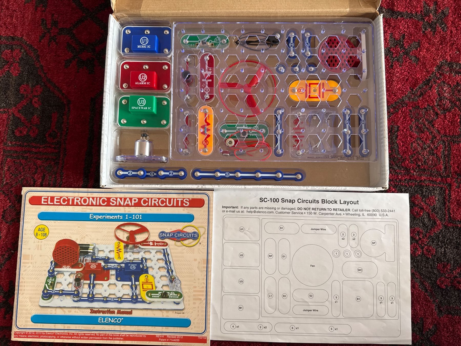 Giocattoli: Elenco, Electronic Snap Circuits, SC-100 – Usato da Herrliberg venduto da sale4you01 3