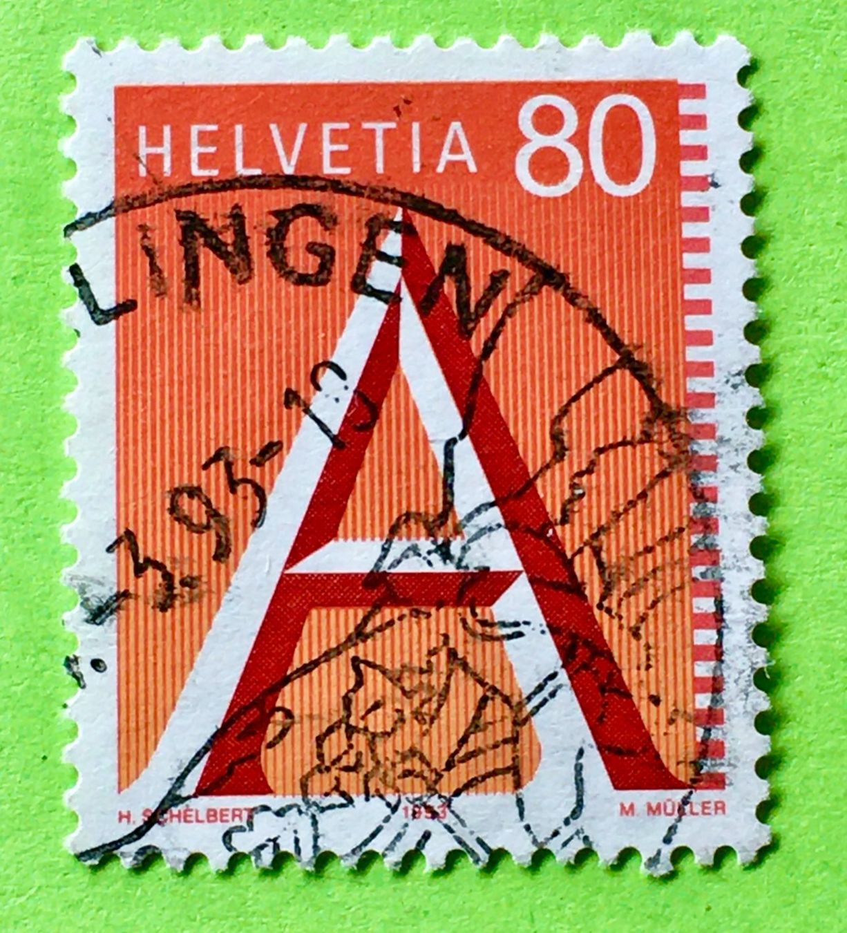 Tutti i francobolli: Nr.838 A-Post Marke Stempel 1993   – Usato da Aarau venduto da Billa007