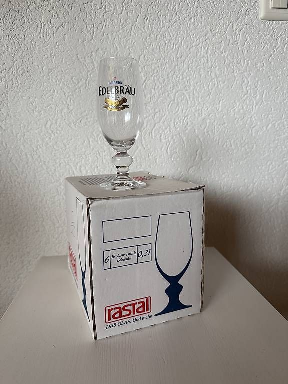 Bicchieri: 6 verres de bière Calanda - Edelbräu – Usato da Duillier venduto da sab_17