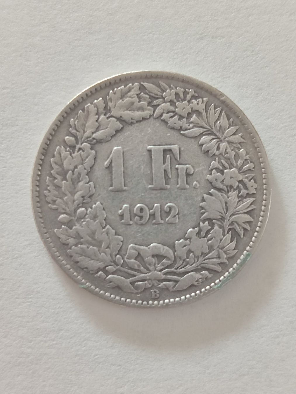 Tutti le monete: Schweizer 1 Fränkler silber 1912 – Usato da Strengelbach venduto da Phorensic_30 1