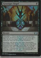 TCG Magic The Gathering MTG DE SNC 082 FOIL Grausiges Siegel