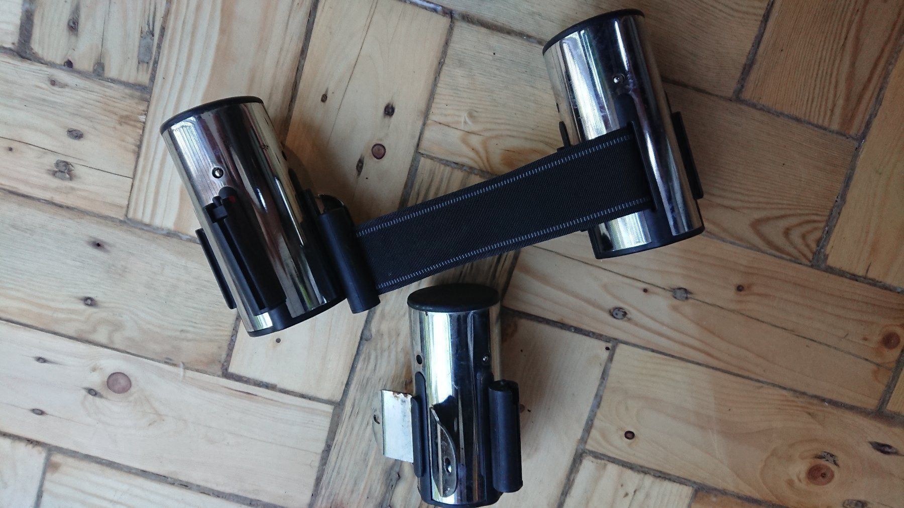 Zäune: Absperrgurt Set 1x Pfosten und 3x Wand – Gebraucht aus Wittenbach von Aberanders 5