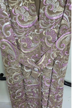 Vintage 70er Paisley Seidenkleid / Größe M/L wie neu