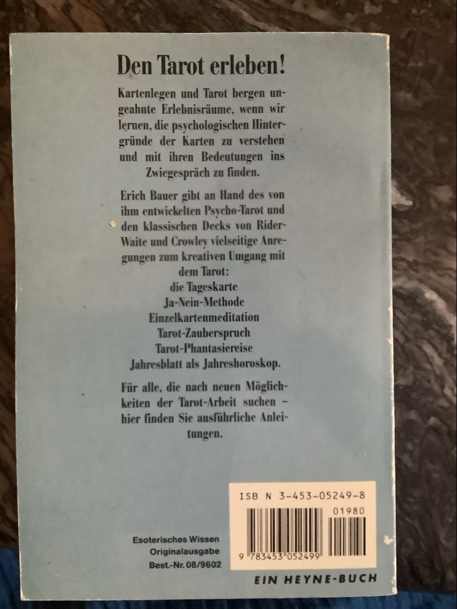 Bücher: Heilung durch Erkenntnis, Psychotarot – Gebraucht aus Zürich von Albatros57 3