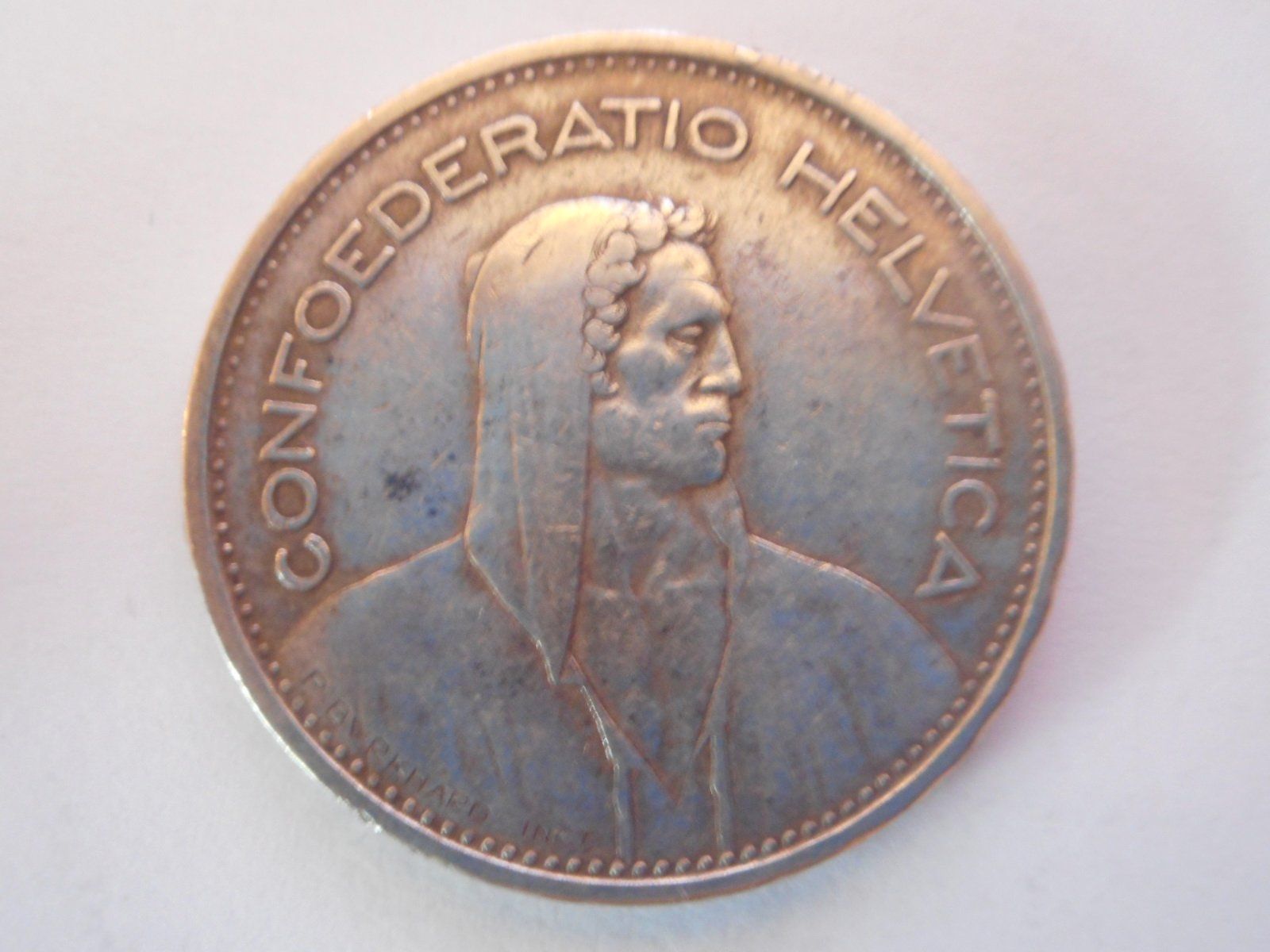 Alle Münzen: 5 Fr. 1933  silber – Gebraucht aus Kriegstetten von pizlad2010 1