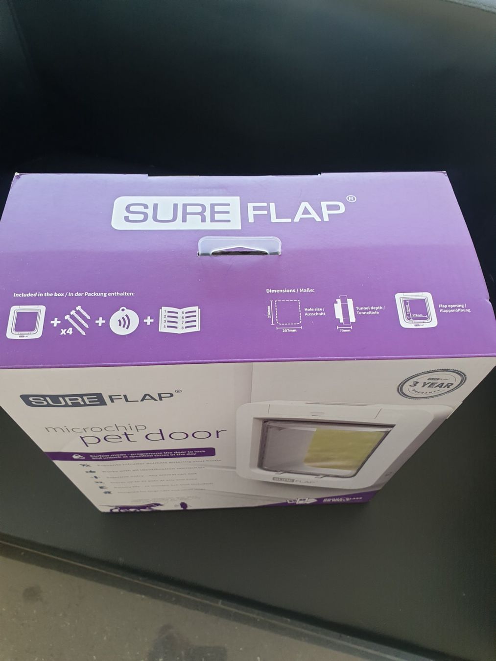 Katzenklappen: SureFlap Mikrochip Haustierklappe Neu OVP – Neu und originalverpackt aus Rickenbach LU von trucker.s