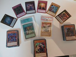 Lot 150 cartes Yu‑Gi‑Oh EN • SR->Ultimate • 2 gradées