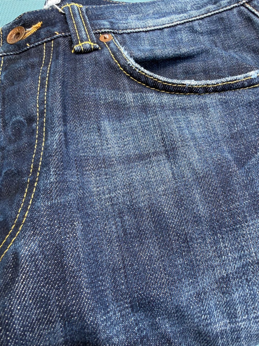 Edwin Jeans: Edwin ED-80 / slim tapered/ 33 x 32 – Usato da La Tour-de-Peilz venduto da manattma 7
