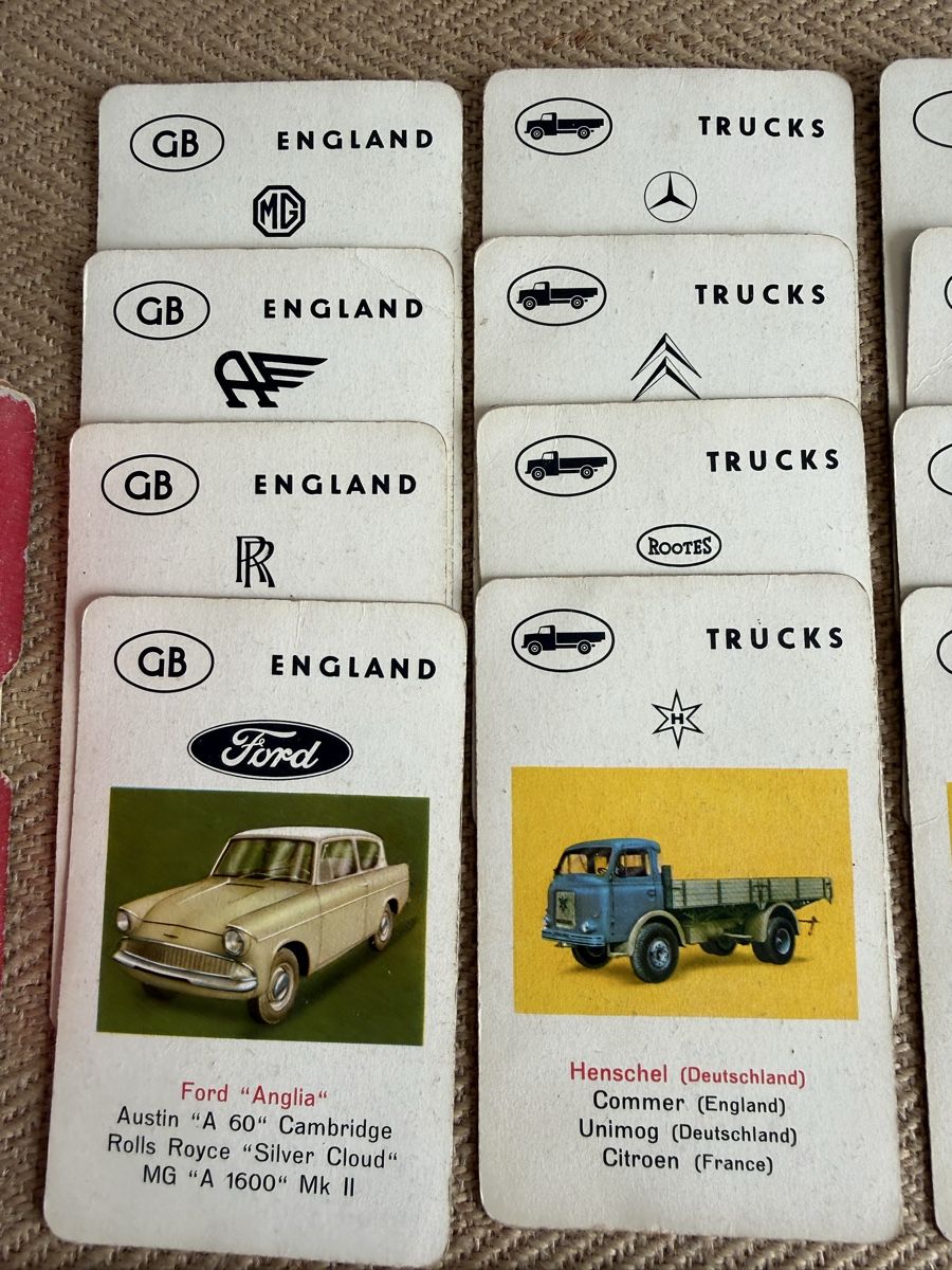 Jumbo Giochi: Vintage AUTO QUARTETT Jumbo Spiele – Usato da Konolfingen venduto da petzipetz 2