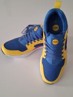 Lidl Herren Sneaker blau gelb Grösse 44 neu mit Etikett