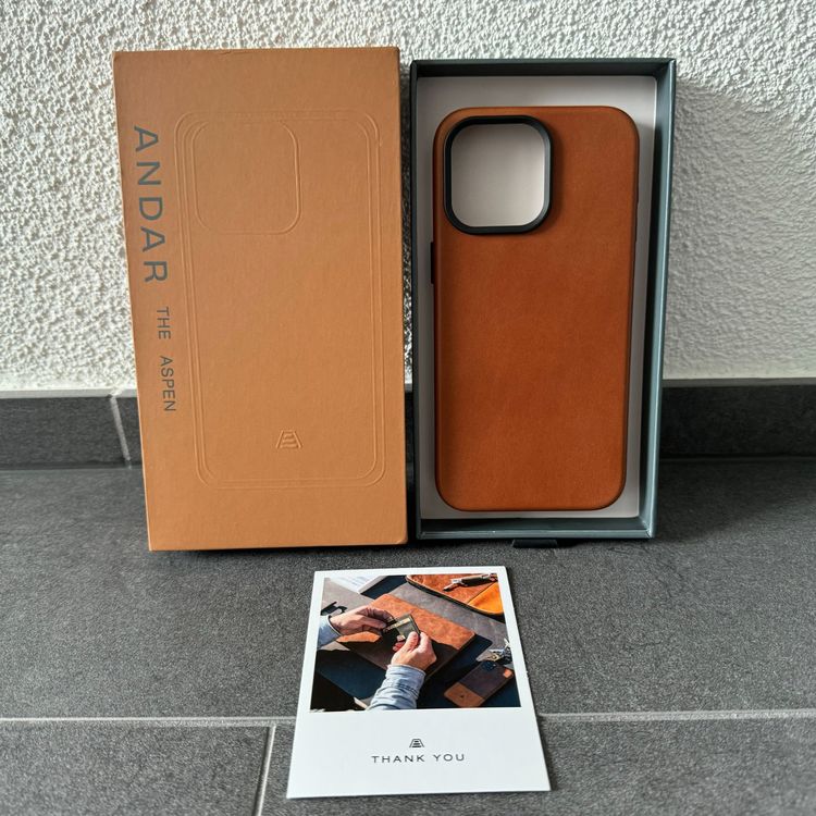 Andar | Ledercase | Braun | iPhone 15 Pro Max | Kaufen auf Ricardo