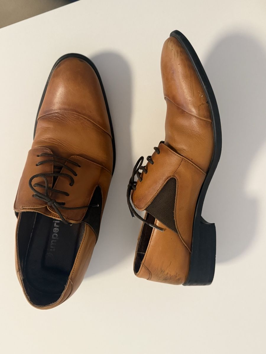 Herrenschuhe: Braune Herren Schuhe, Grösse 39 – Gebraucht aus Basel von Andra44 2