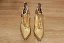 AdR at H&M Stiefeletten Leder Gold 36