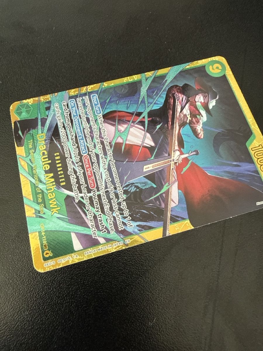 Bandai Sammelbilder & Trading cards: OP14-119 Dracule Mihawk – Neu (gemäss Beschreibung) aus Dübendorf von godpack 2