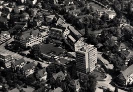 Flugaufnahme Diakonissen- und Krankenhaus Bethanien, Zürich
