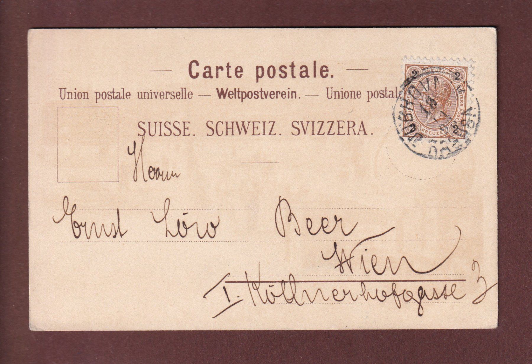Cartoline postali: Souvenir de GENEVE - 1903 – Usato da Pully venduto da nicecards 1