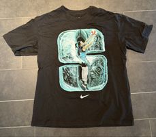 Nike Basketball T-Shirt Black Graphic Print Mens Size M 49