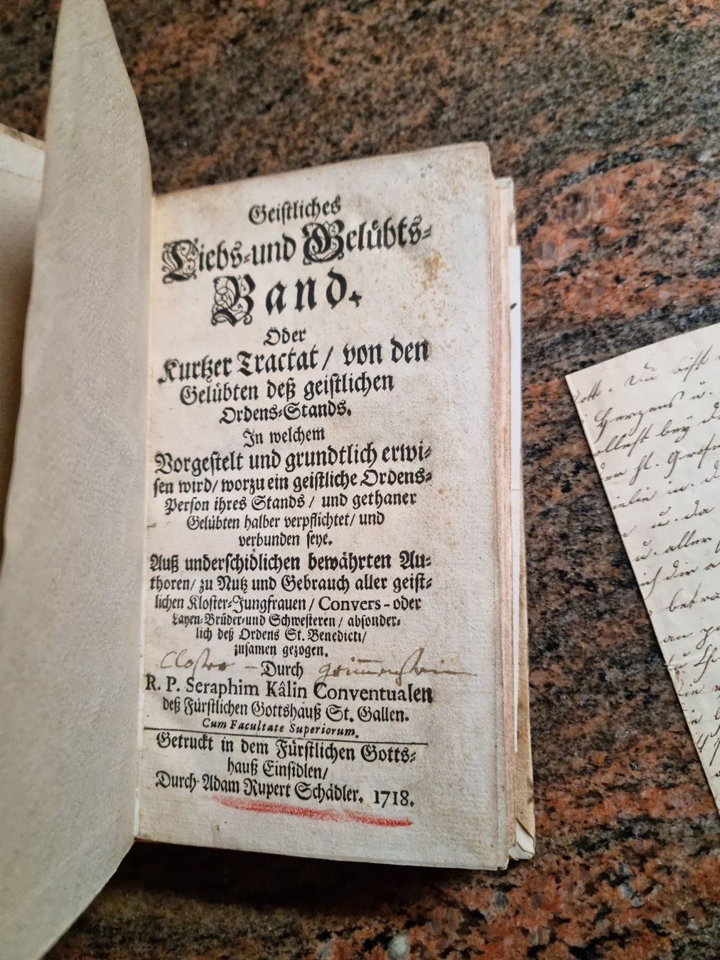 Libri: Einsiedeln 1718 Adam Rupert Schädler – Usato da Trachslau venduto da post35 2