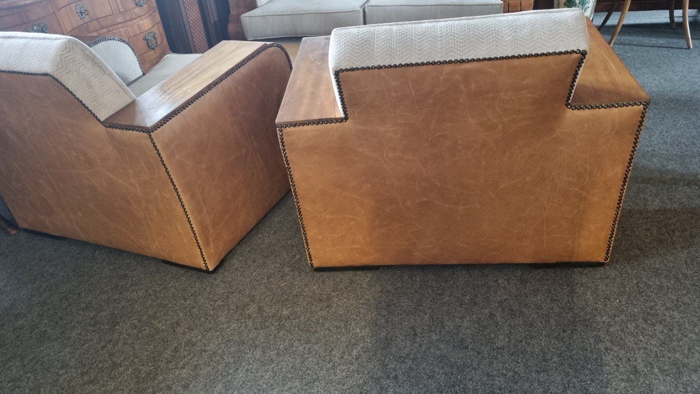 Sessel: Art Deco Sessel Polstergruppe 1930 – Gebraucht aus Flums von Flumsantik 4