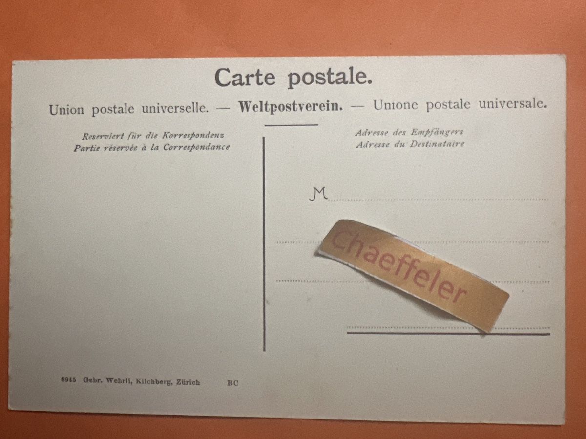 Cartoline postali: Weesen, Fly mit Mürtschenstock – Usato da Zürich venduto da Chaeffeler 1