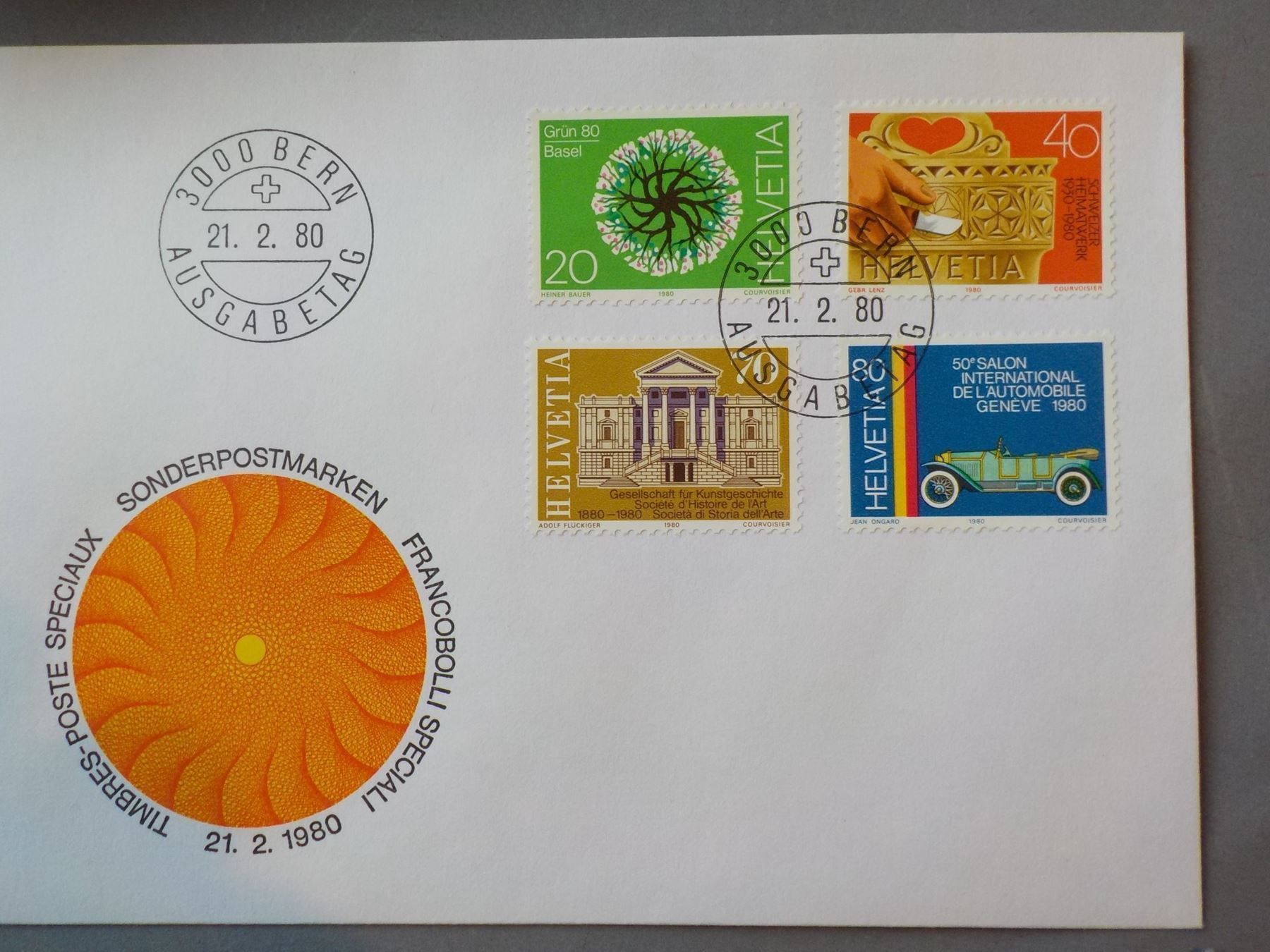 Tutti i francobolli: 1980, FDC, Sondermarke I, Serie – Nuovo (secondo la descrizione) da Muri b. Bern venduto da Ricardoverkauf