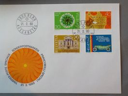 1980, FDC, Sondermarke I, Serie