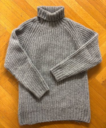 Rollkragen Pullover - Closed - Alpaca Wolle - Medium - Grau