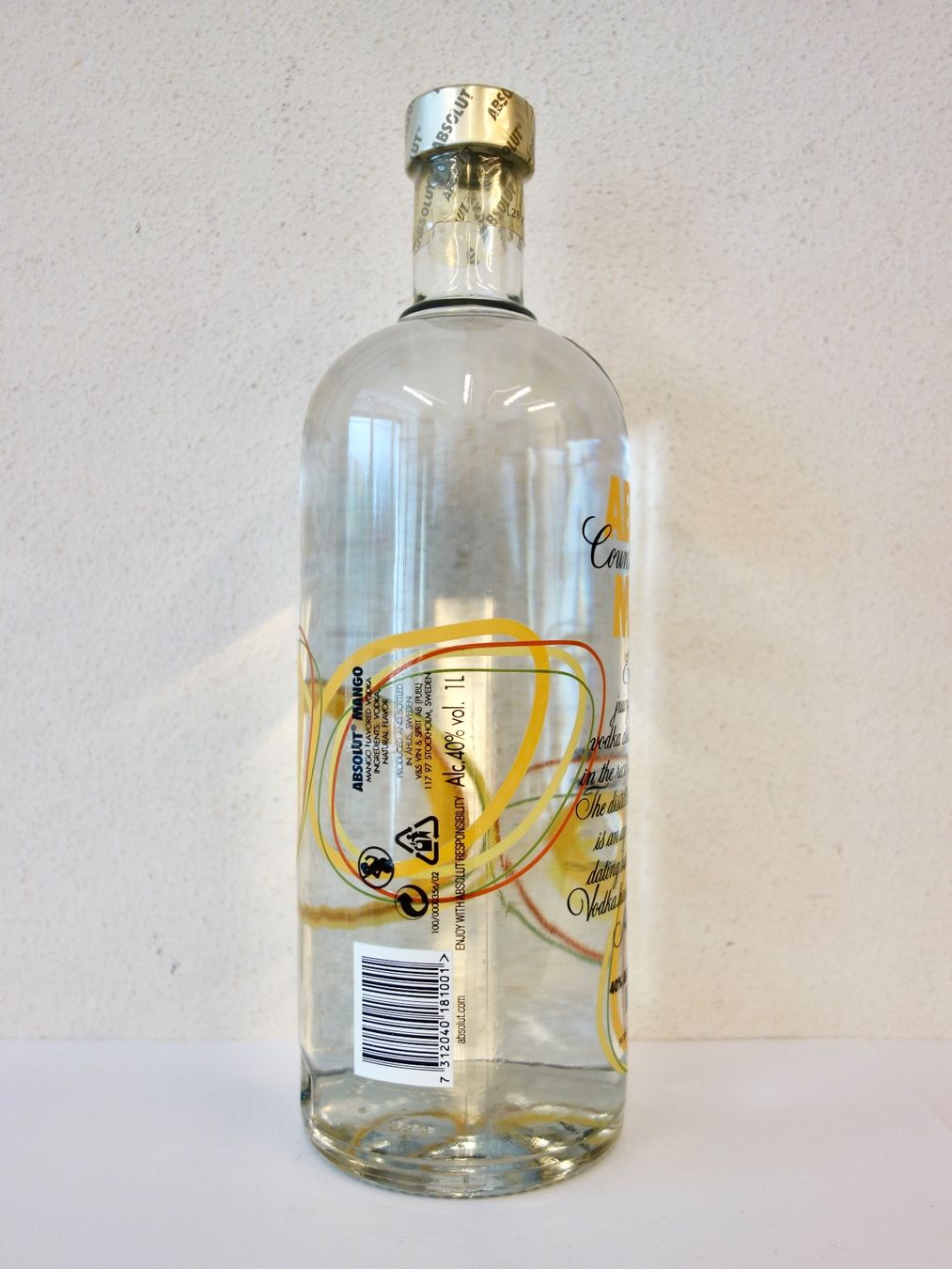 Absolut Vodka Bevande alcoliche: 1 x ABSOLUT VODKA ABSOLUT MANGO 100cl – Nuovo e nell'imballaggio originale da Kerzers venduto da zimmergruen 7