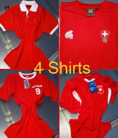 4 verschiedene Sport Shirt rot 164/167