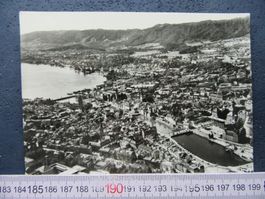 ZÜRICH LUFTBILD SEE UND LIMMAT 1961