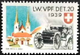 Soldatenmarke 2.WK, Lw Verpflegung Det 20, Fretz, Wi Vpf 78