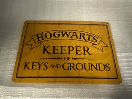 Harry Potter Hogwarts Metall Schild Deko Türschild