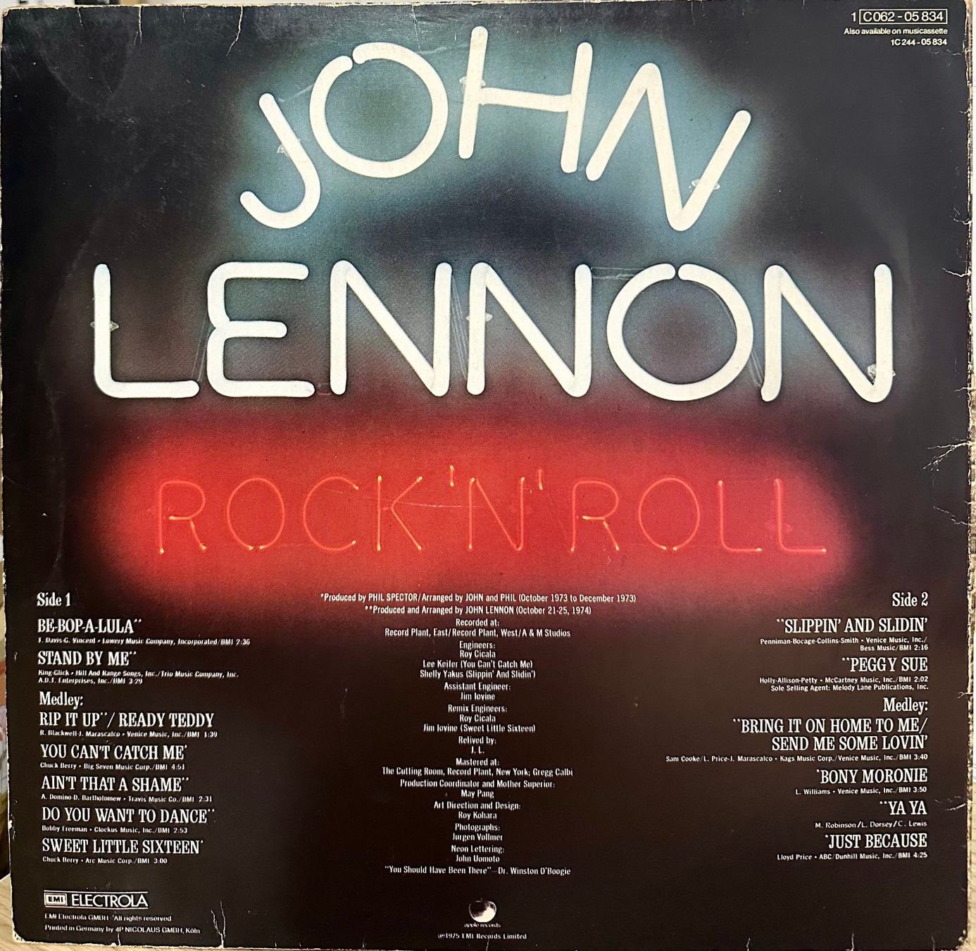 Dischi in vinile: John Lennon - Rock 'n' Roll // LP: VG-; Sleeve: VG – Usato da Zürich venduto da saltbee 1