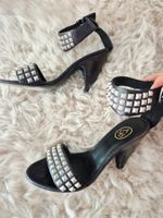 ASH PUMPS LEDER SCHUHE 36 MIT NIETEN SANDALE SANDALETTEN TOP