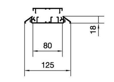 Tappetini fitness: Aufbodenkanal Floortrack Hager 1,5 Meter – Nuovo (secondo la descrizione) da Bassersdorf venduto da alu_ps66 2