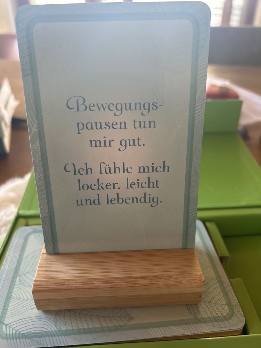 Autres fournitures scolaires: Affirmationskarten ( Persönlichkeitsentwicklung) – D'occasion à Hohenrain par mys_w9nk 2
