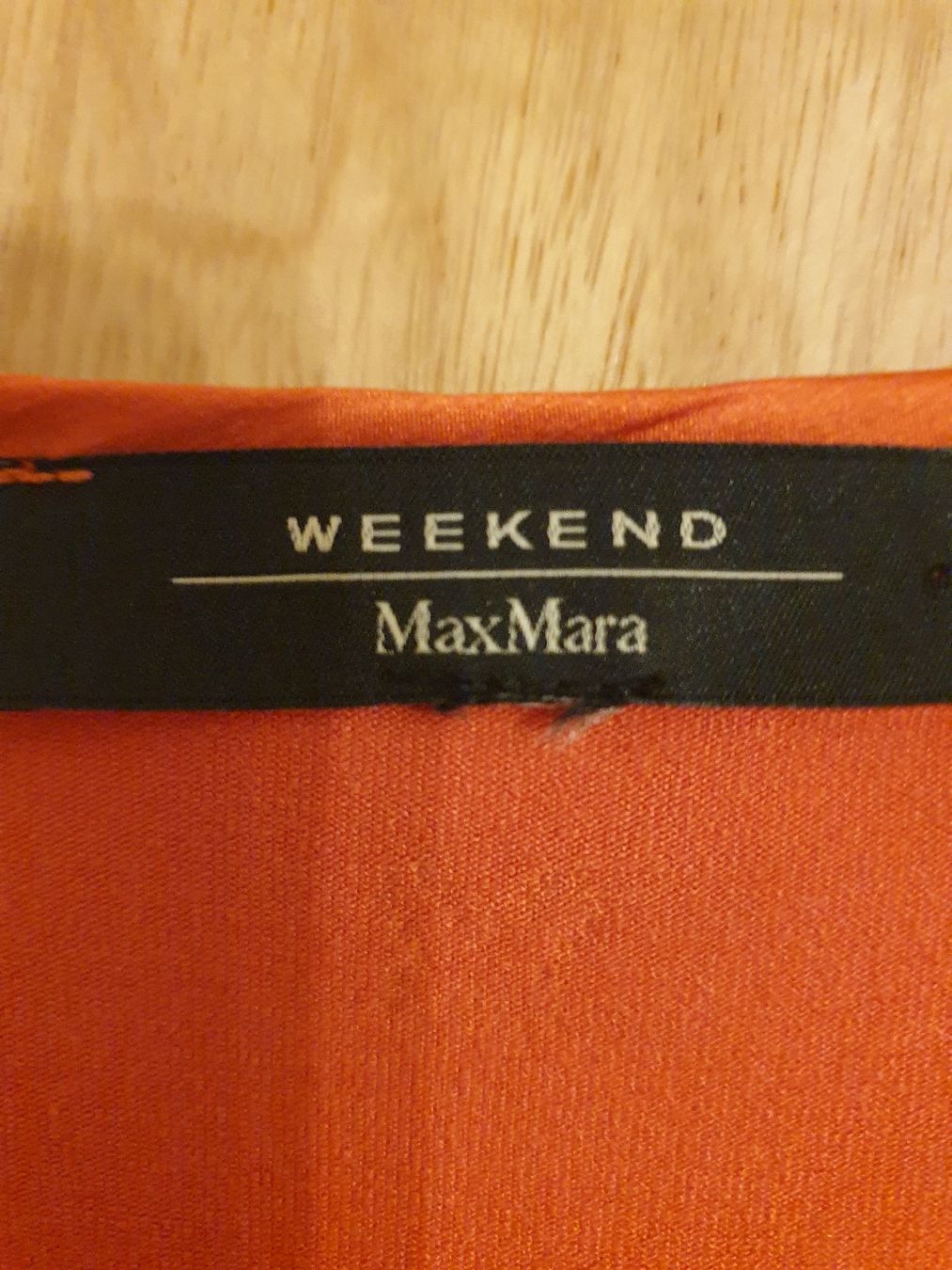 Max Mara Camicette: Max Mara Weekend blouse, L, orange, soie, viscose – Usato da Neuchâtel venduto da Verenas12 3