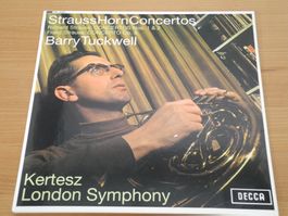 DECCA SXL 6285 STRAUSS: HORNKONZERTE – TUCKWELL - KERTESZ