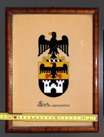 Wappen Lutz appenzellisch gerahmt gute Erhaltung (ca. 30X22)