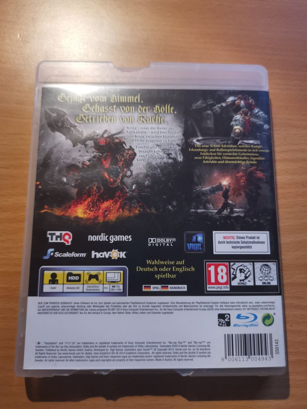 Sony Spiele: Darksiders PS3 – Gebraucht aus Wittinsburg von MrSascha 1