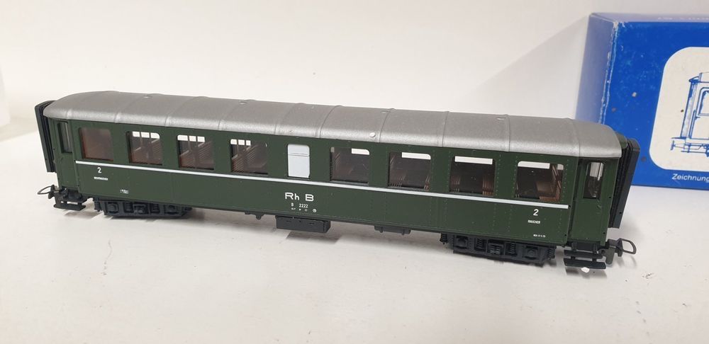 Modelleisenbahnen: STL-Models RhB B 2222 Personenwagen – Neu (gemäss Beschreibung) aus Neuenhof von ludovicco 2