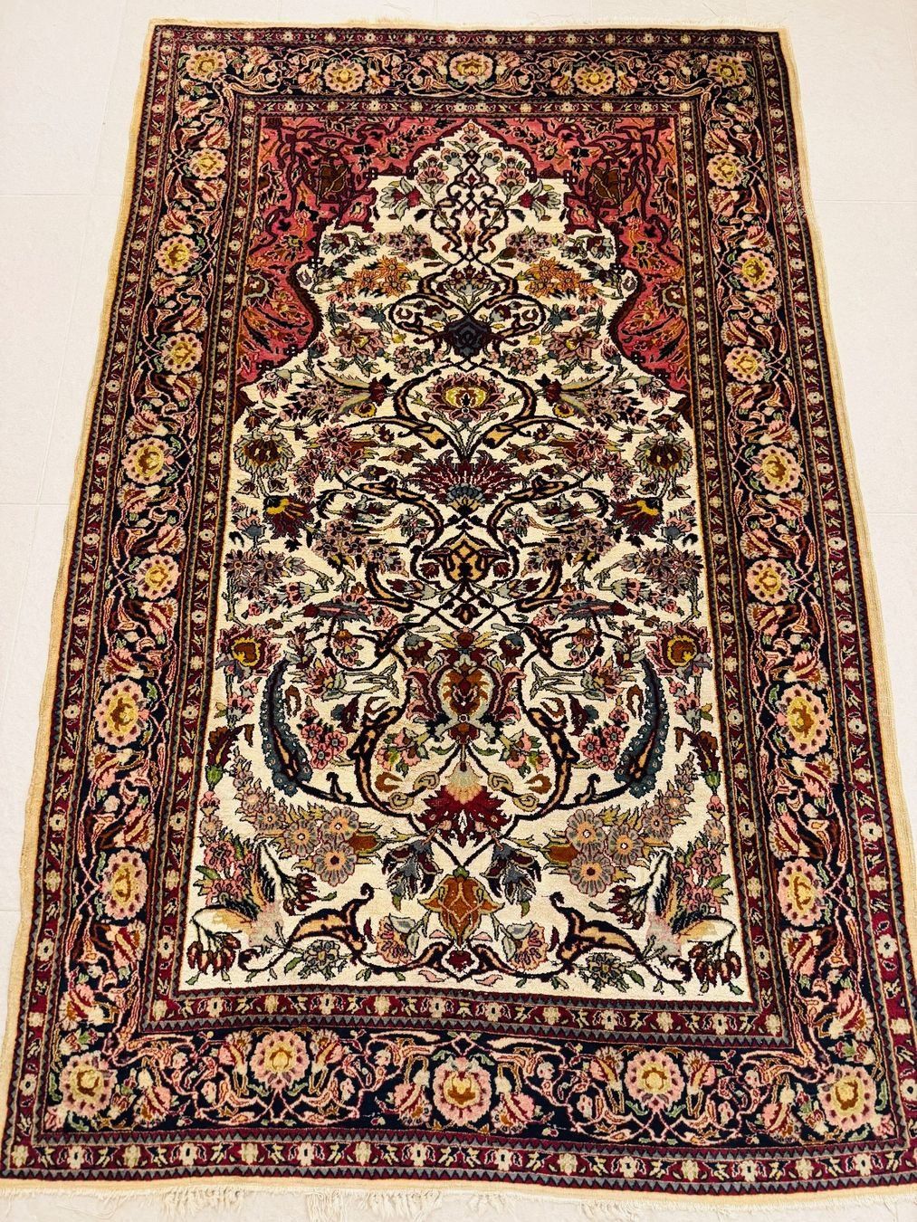 Tappeti: Alter Teppich, Kunstwerke Isfahan 190X110 – Usato da Mols venduto da armanwalensee 1