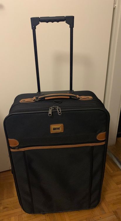 valise-de-voyage-roulettes-noire-pratique-et-spacieuse-gebraucht-in