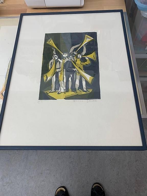 Gravures sur bois: Holzschnitt von Stucki – D'occasion à Waldenburg par DorineS