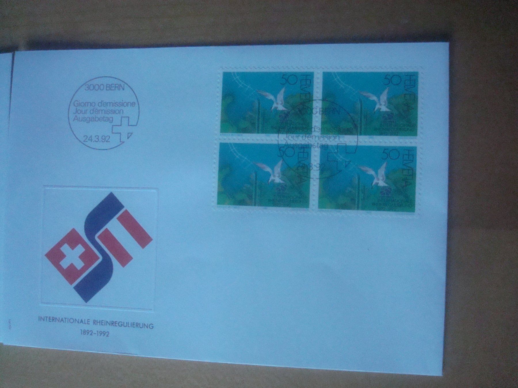 Tutti i francobolli: CH 1992 FDC Serie einzeln und 4er – Usato da Gordola venduto da Polentaefung 5